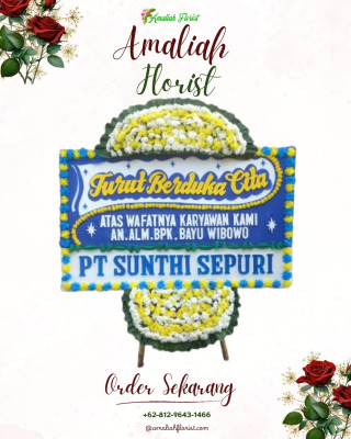 Papan Bunga Duka di Teladan Barat